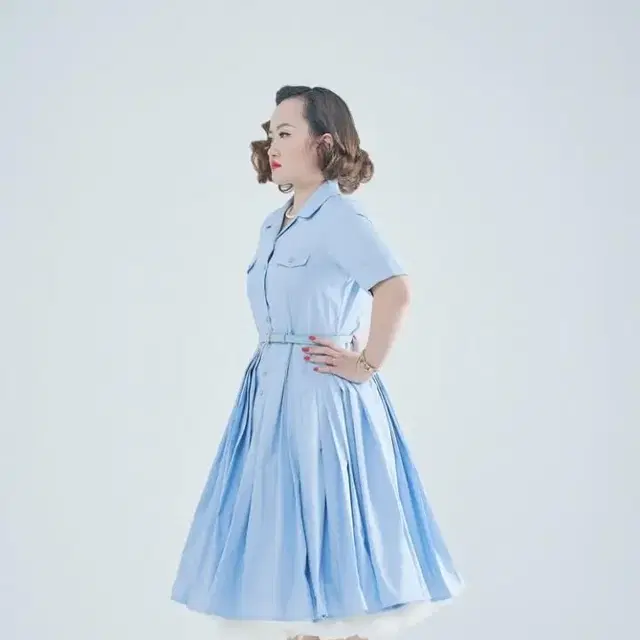 스페스빈티지 spes 1950s 그레이스 켈리 베이비블루