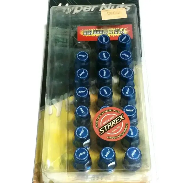 [야호카] Hyper 스타렉스전용 튜닝 휠너트 (블루. 20pcs)