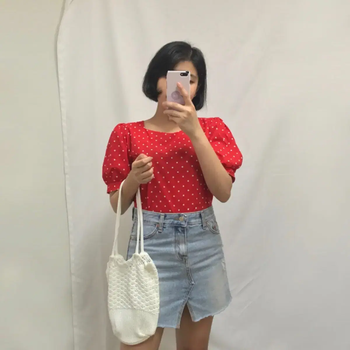 Red Dot Blouse