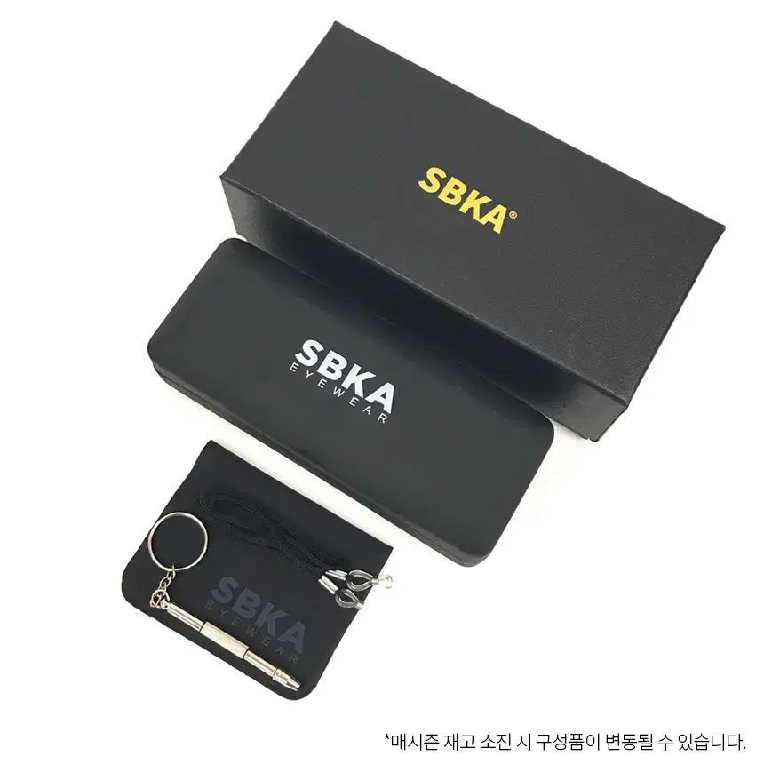 [무/배,당일출고]SBKA 하금테 안경 Mason