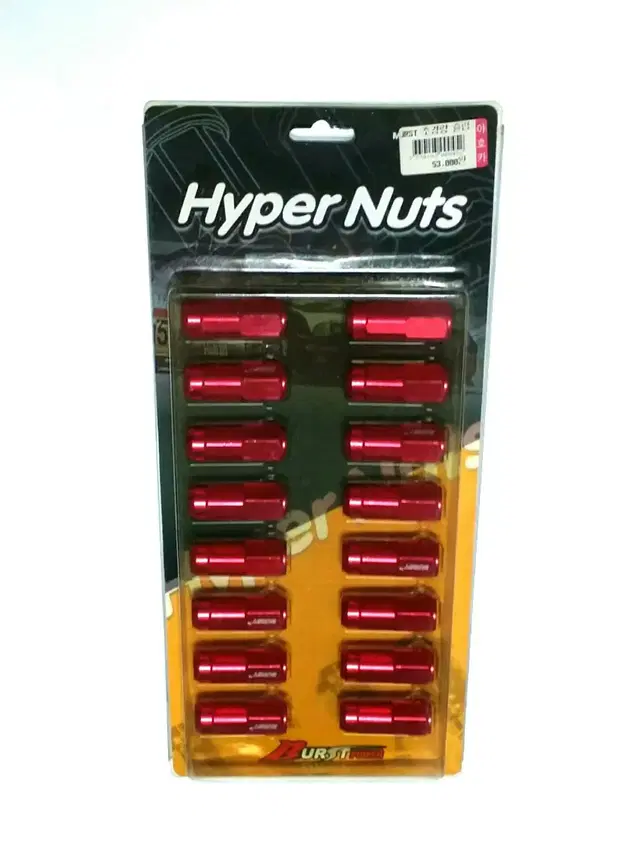 [야호카] Hyper 튜닝 슬립 휠너트 (레드. 16pcs)