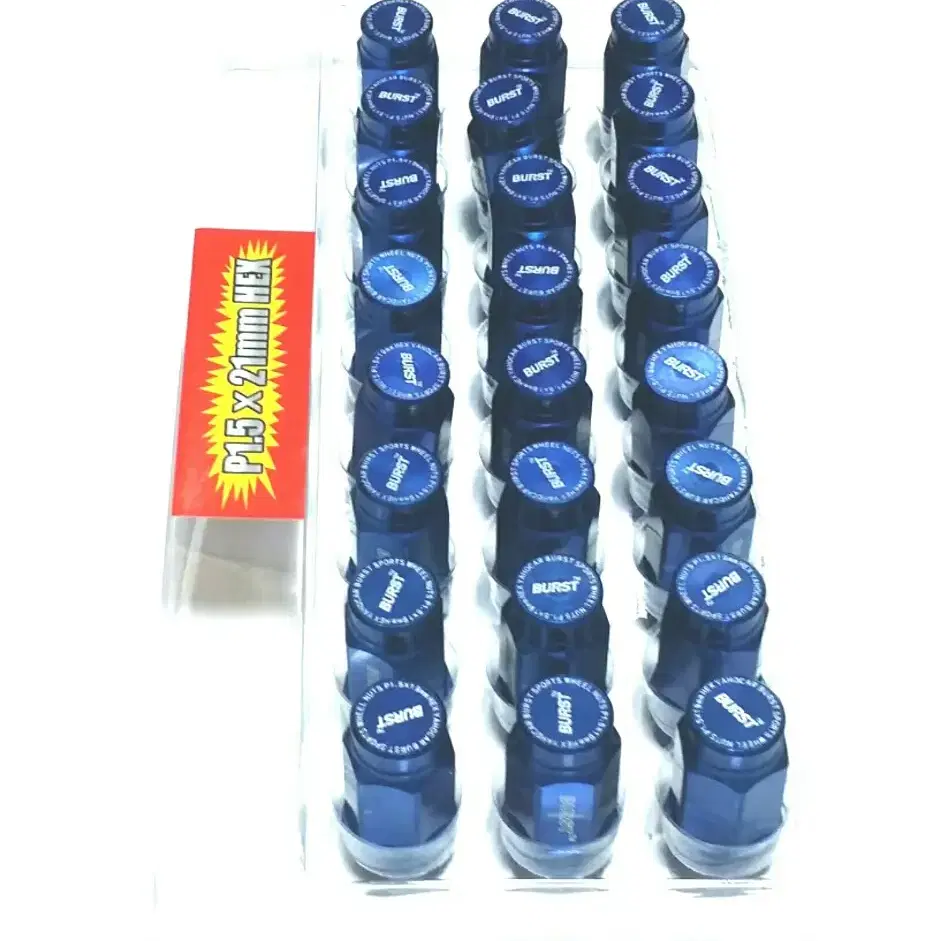 [야호카] Hyper RV. SUV 튜닝 휠너트 (블루. 24pcs)