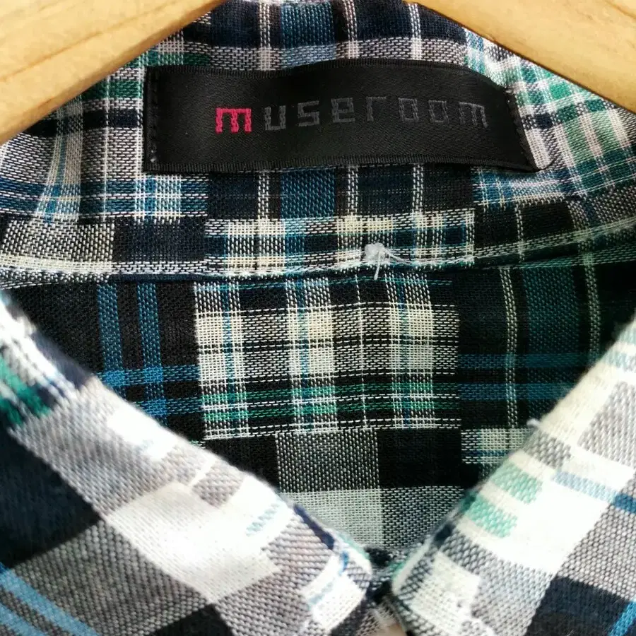 museroom  체크셔츠~  L