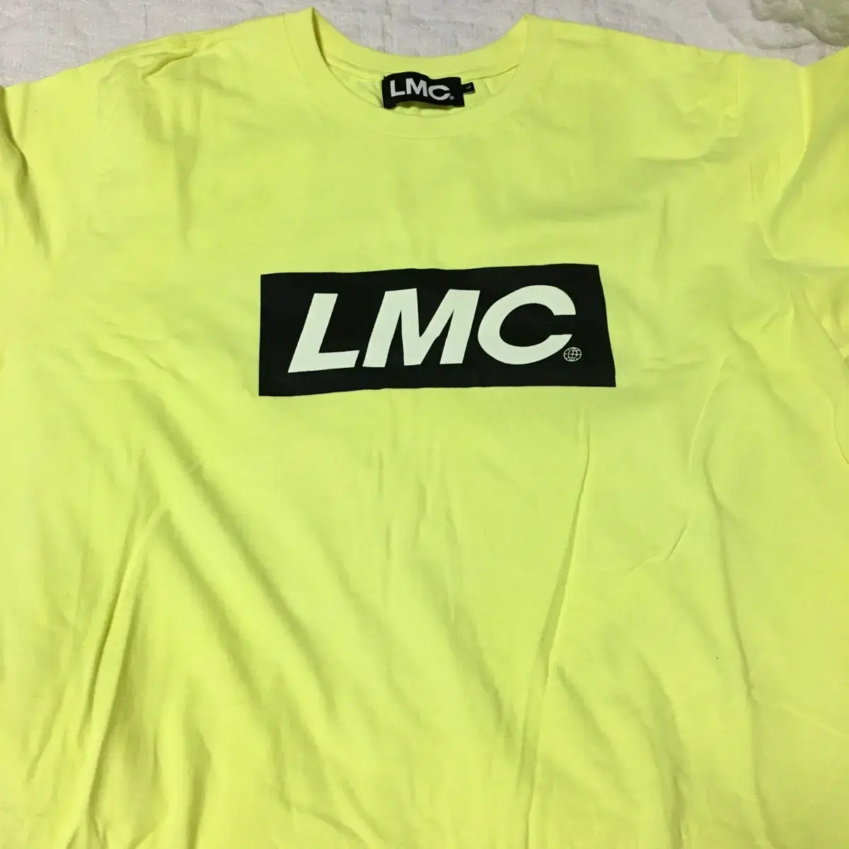 lmc 반팔 형광 네온그린 17시즌 l