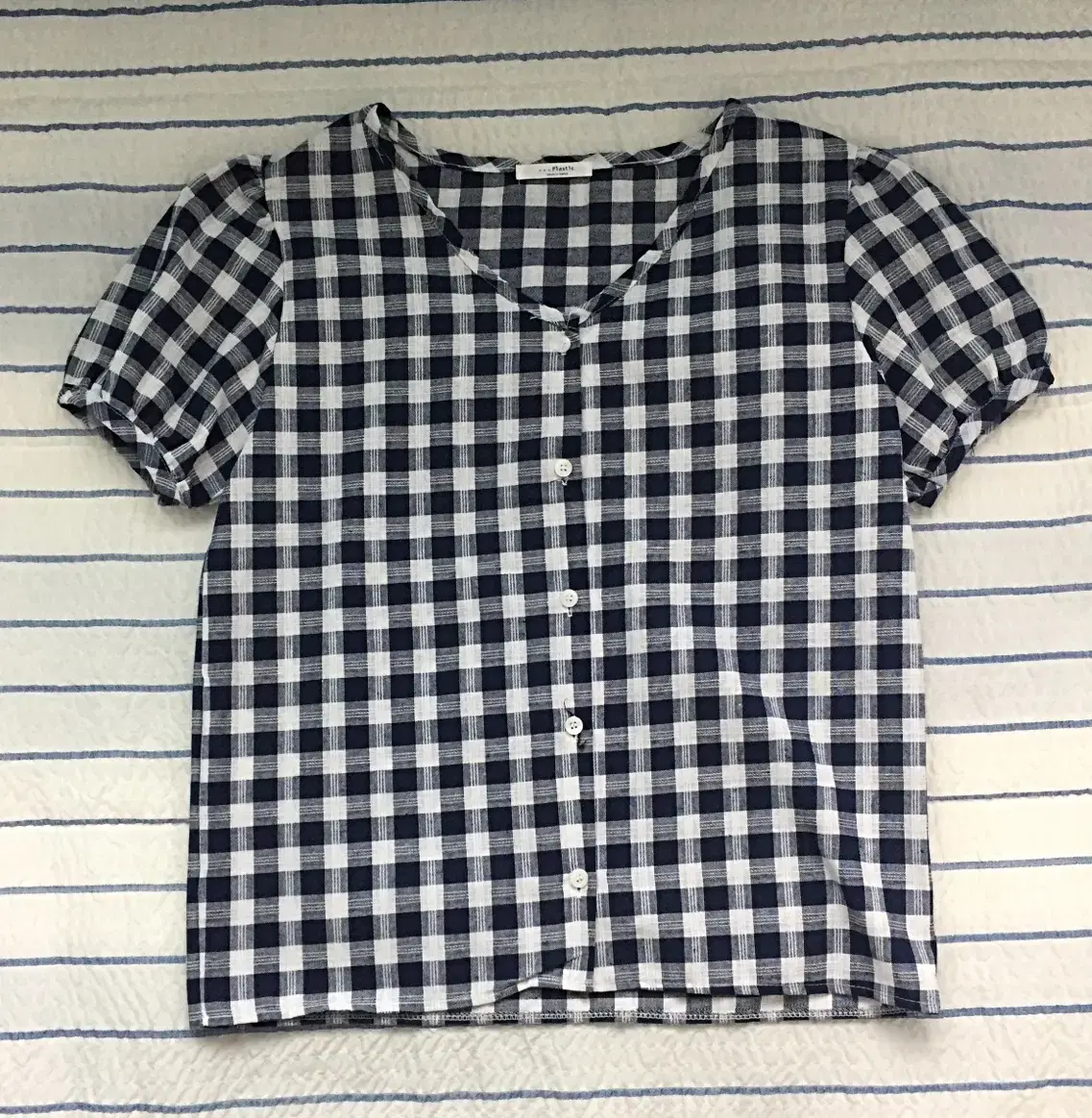 Checked blouse