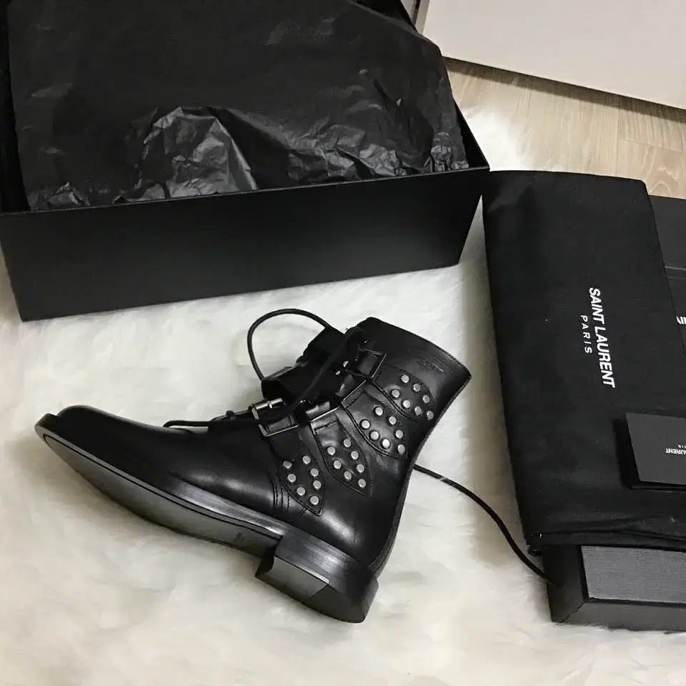 ysl 생로랑 바이커부츠 saint laurent 컬렉션 부츠 36