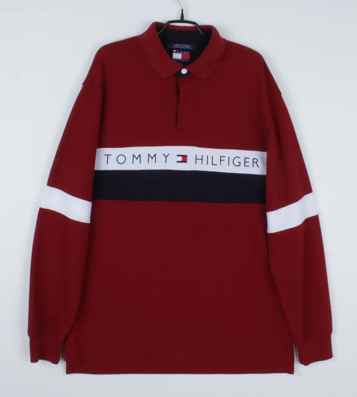 Tommy Hilfiger Big Logo PK Rugby Shirt (A1-34-02)