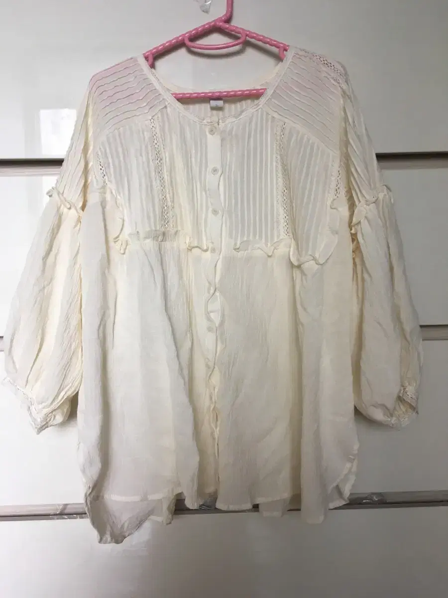 Babydoll blouse ivory