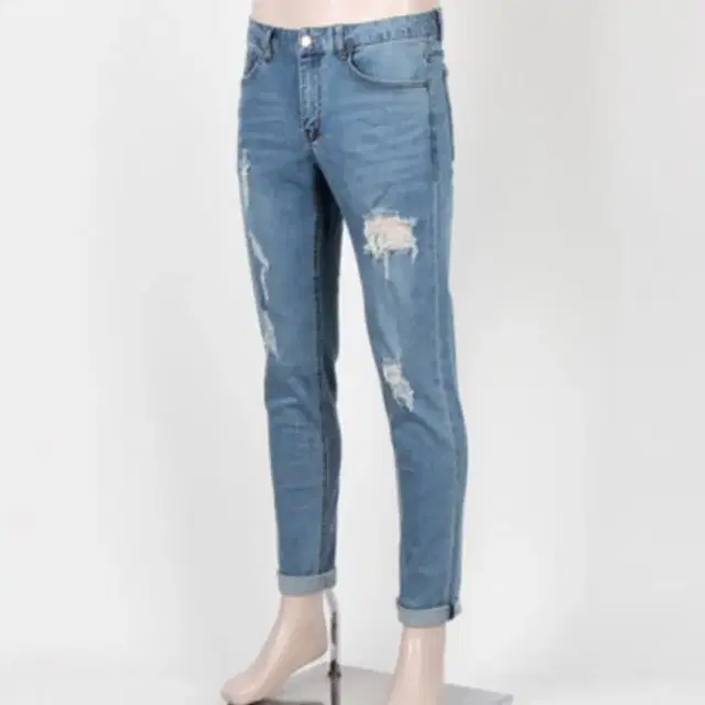 TBJ Jeans 테이퍼드 핏 찢청