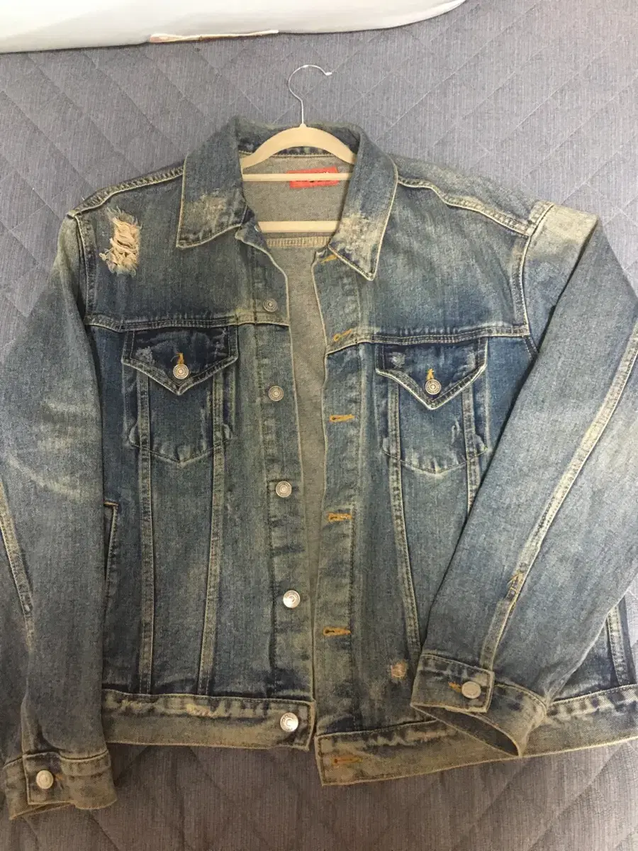 Overfit vintage blue jacket