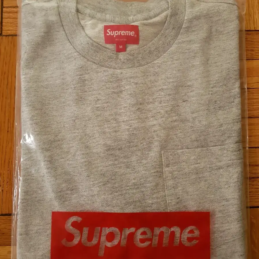 [지퍼백포함] Supreme M 포켓 티셔츠