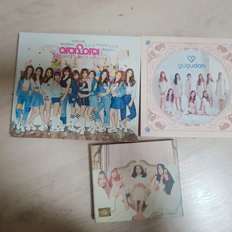 아이오아이,구구단,레드벨벳 앨범