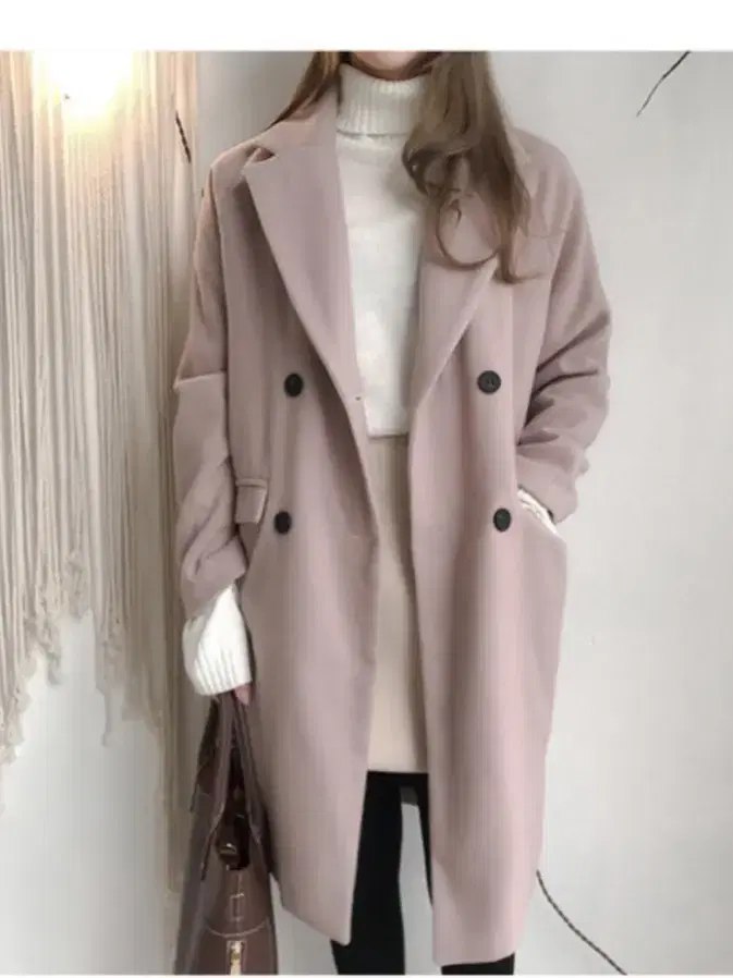 Indigo Pink Coat