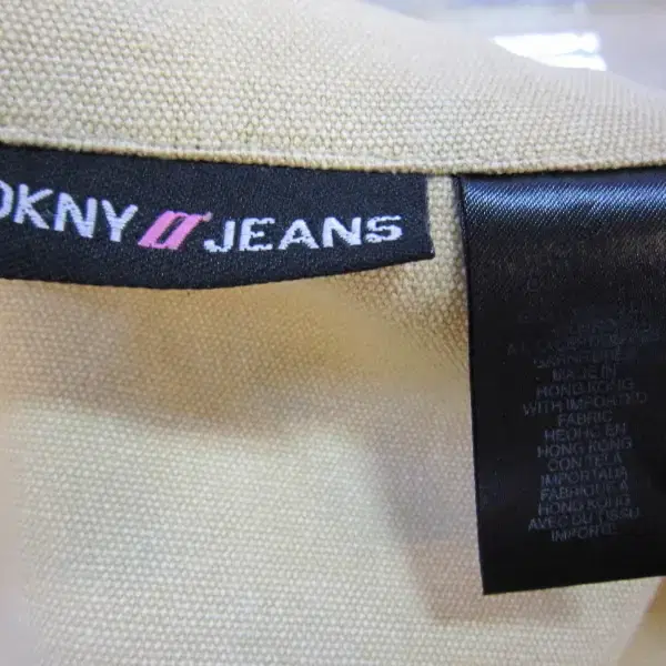 DKNY Jean 면 베이지 디자인짱 자켓 55