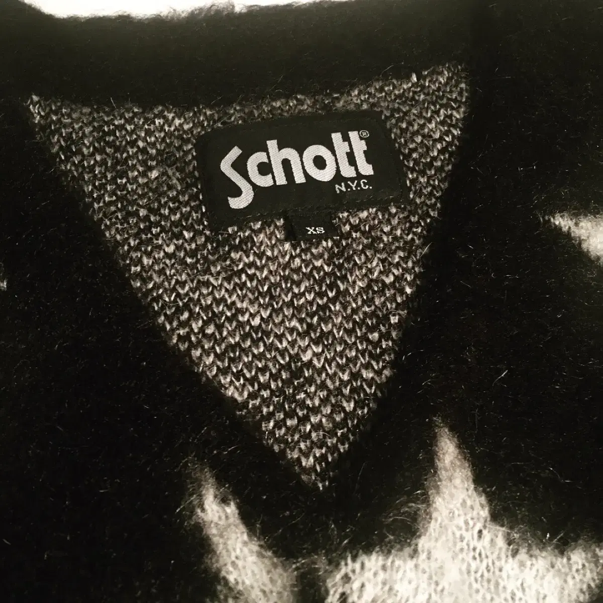 [XS] schott n.y.c 모헤어 가디건