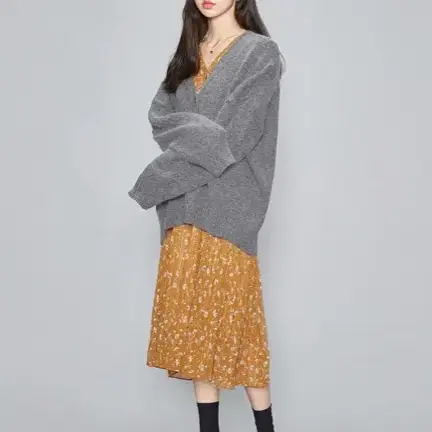 lovely angora boxy cardigan (에이인)