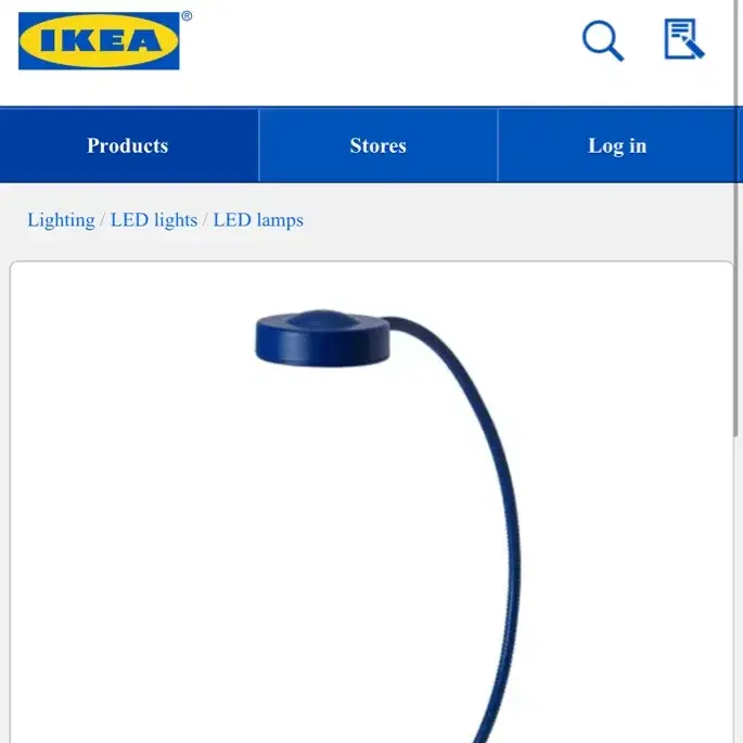 ikea 이케아 램프 Led SUNNAN