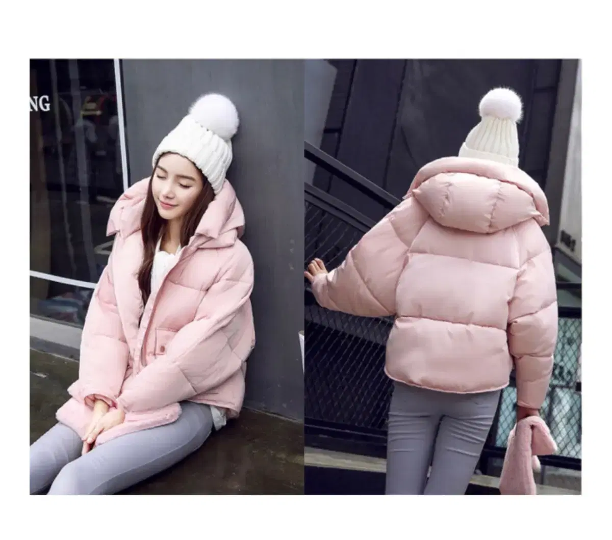 Avant-garde cute short down jacket