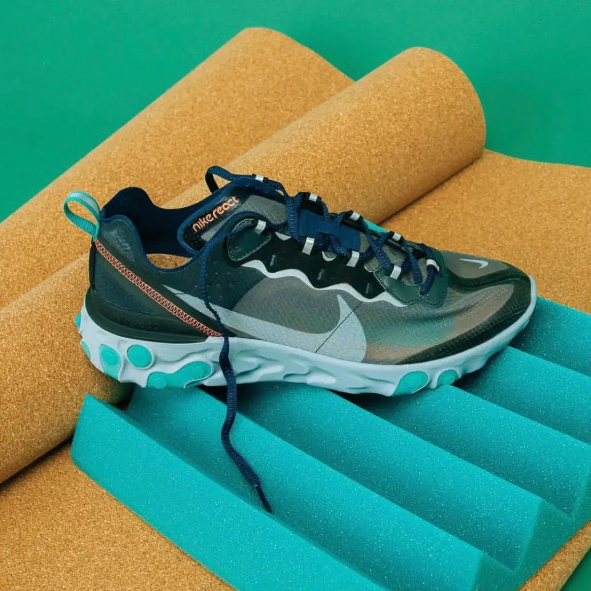 [260/265] Nike React Element 87 Neptune Green (Mint)