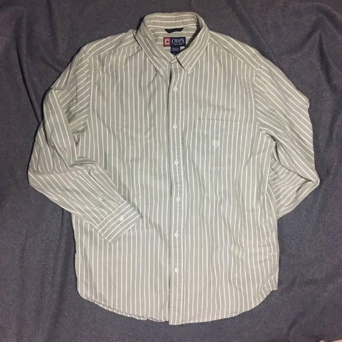 Chaps Ralph Lauren L/S 버튼다운 셔츠 Sz L