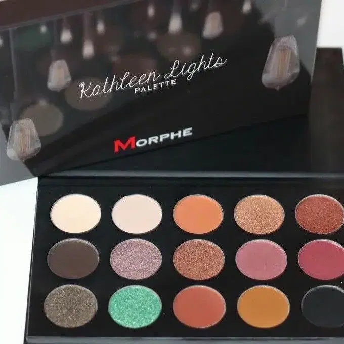 (바로배송) morphe 몰피 캐서린 라이츠 아이섀도우 그린 한정판 펄