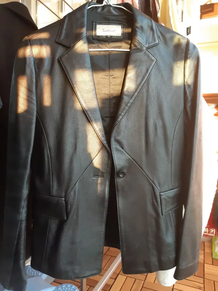 Leather jacket A-line 66 size