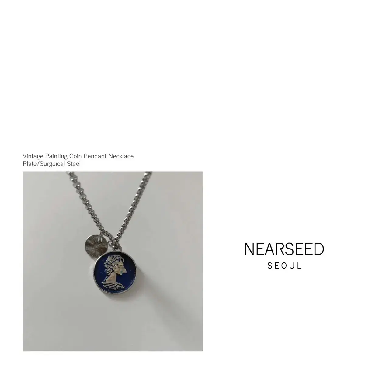 무료배송] 빈티지 페인팅 코인 펜던트 목걸이 | 브랜드 중고거래 플랫폼, 번개장터