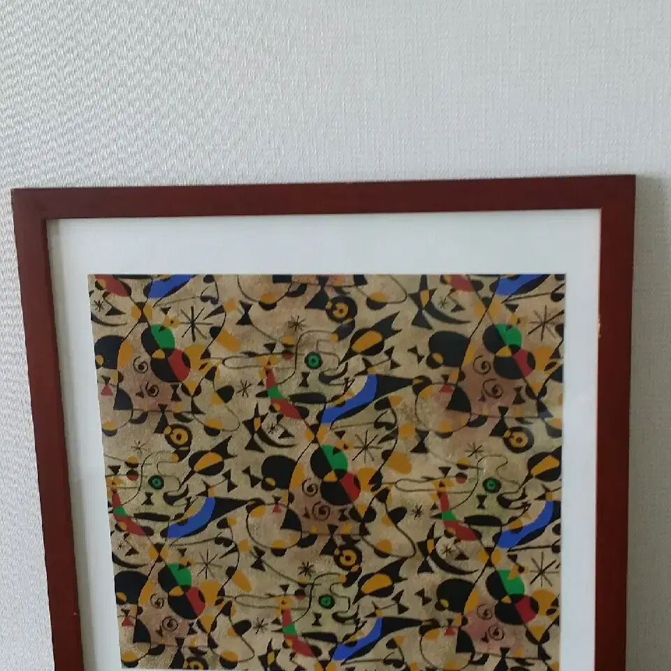 아트 액자 판화 그림 액자 포함 miro 원색 그림 액자