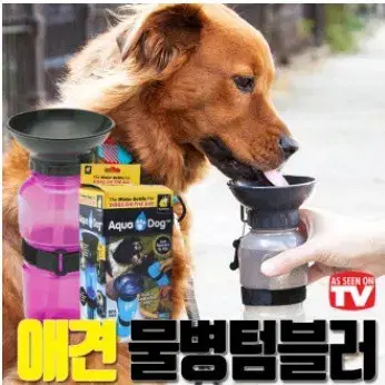 애견 물통 강아지 산책 물통