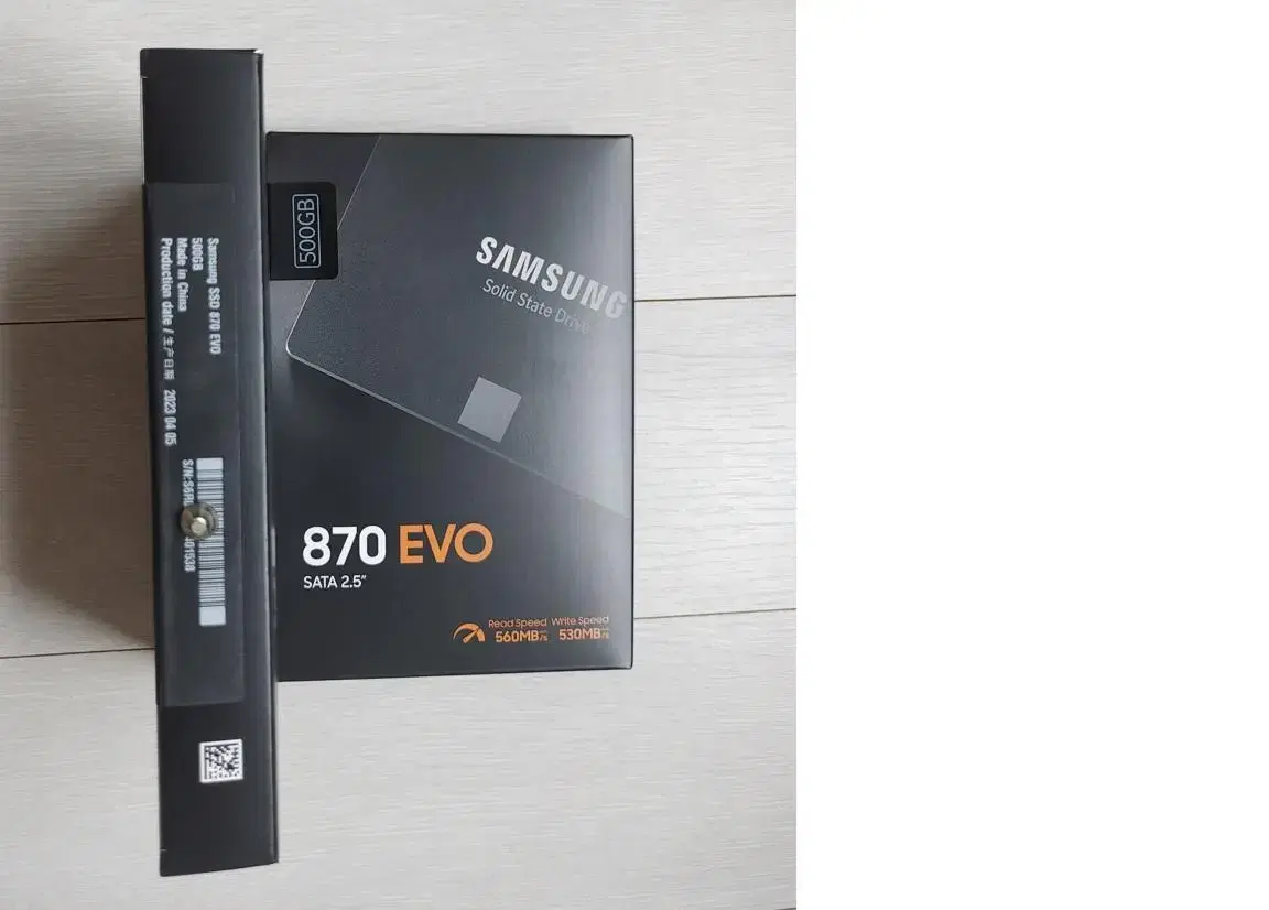 10개 24년형 신품정품870EVO 500G 삼성SSD 2.5인치AS5년