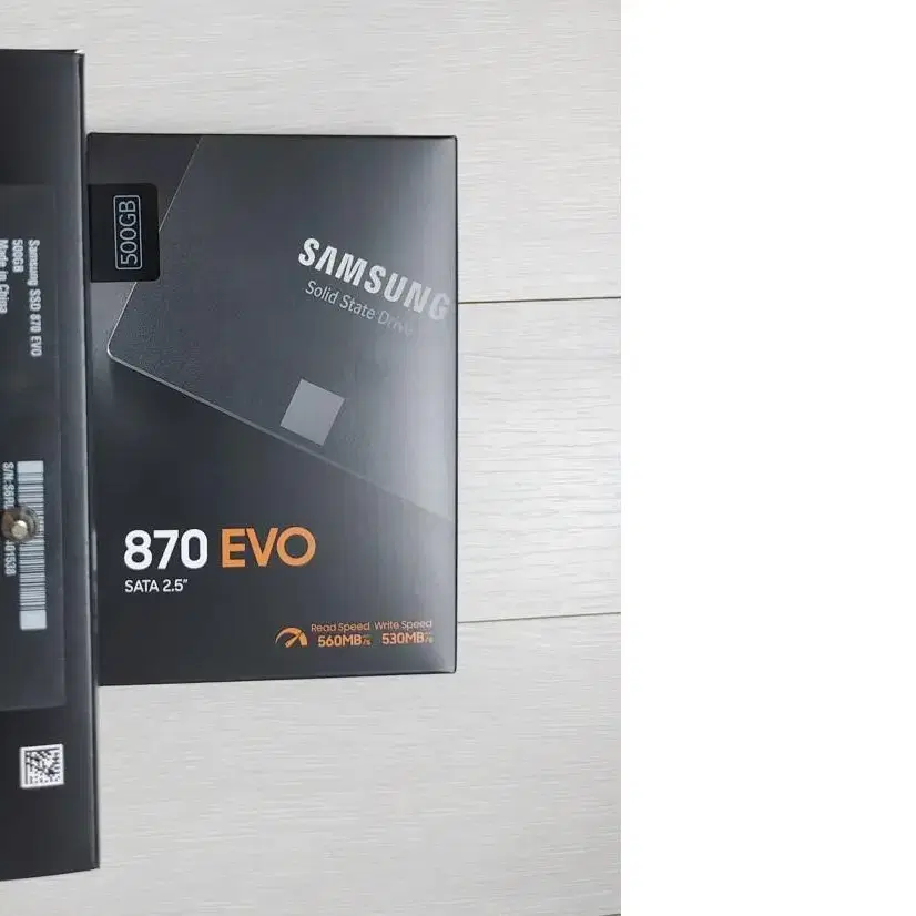 3개 24년형 신품정품870EVO 500G 삼성SSD 2.5인치AS5년