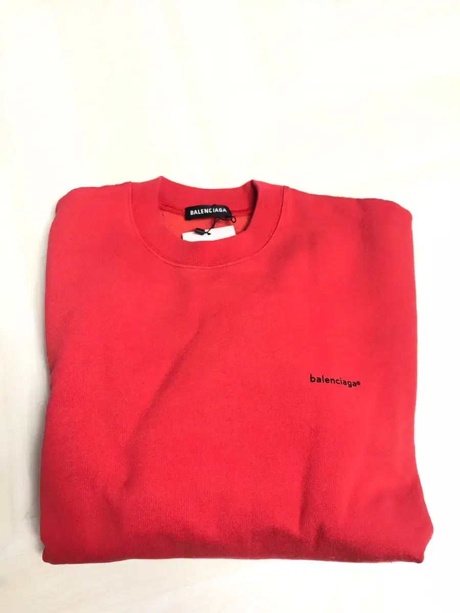 New Quick sale Balenciaga Logo Sweatshirt Red S Korea Size 95