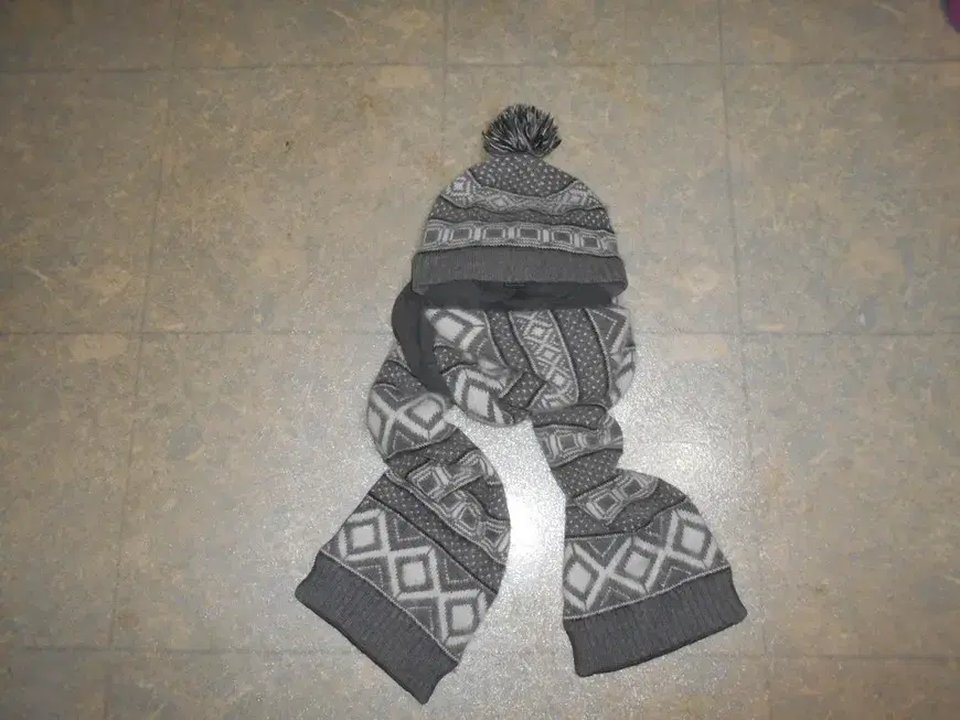 Rack-and-Bone Wool Cash Beanie Knit Muffler