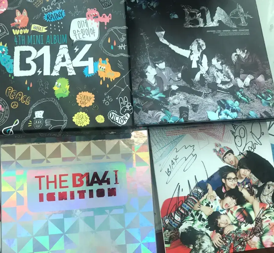 b1a4 싸인 cd, 앨범, 포스터