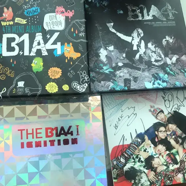 b1a4 싸인 cd, 앨범, 포스터