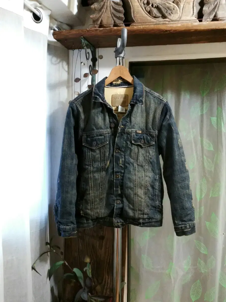 Ezra Peach Jeans Jacket . XS