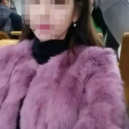 토끼털자켓 토끼털코트 여자옷 겨울옷 여자자켓 토끼털