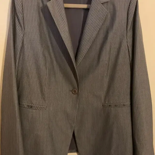 (MISCHIEF) MOD SUIT JACKET_GRAY STRIPE