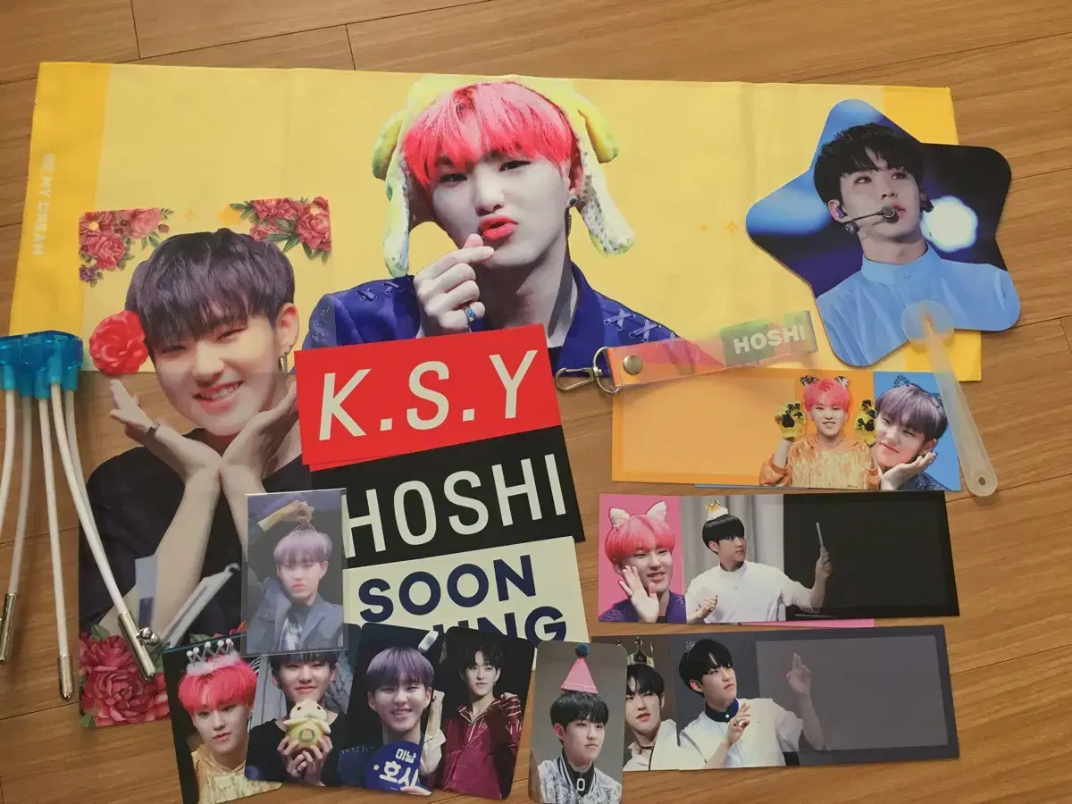 BimyDream seventeen hoshi hologram slogan unofficial goods Goods Kwon Soonyoung