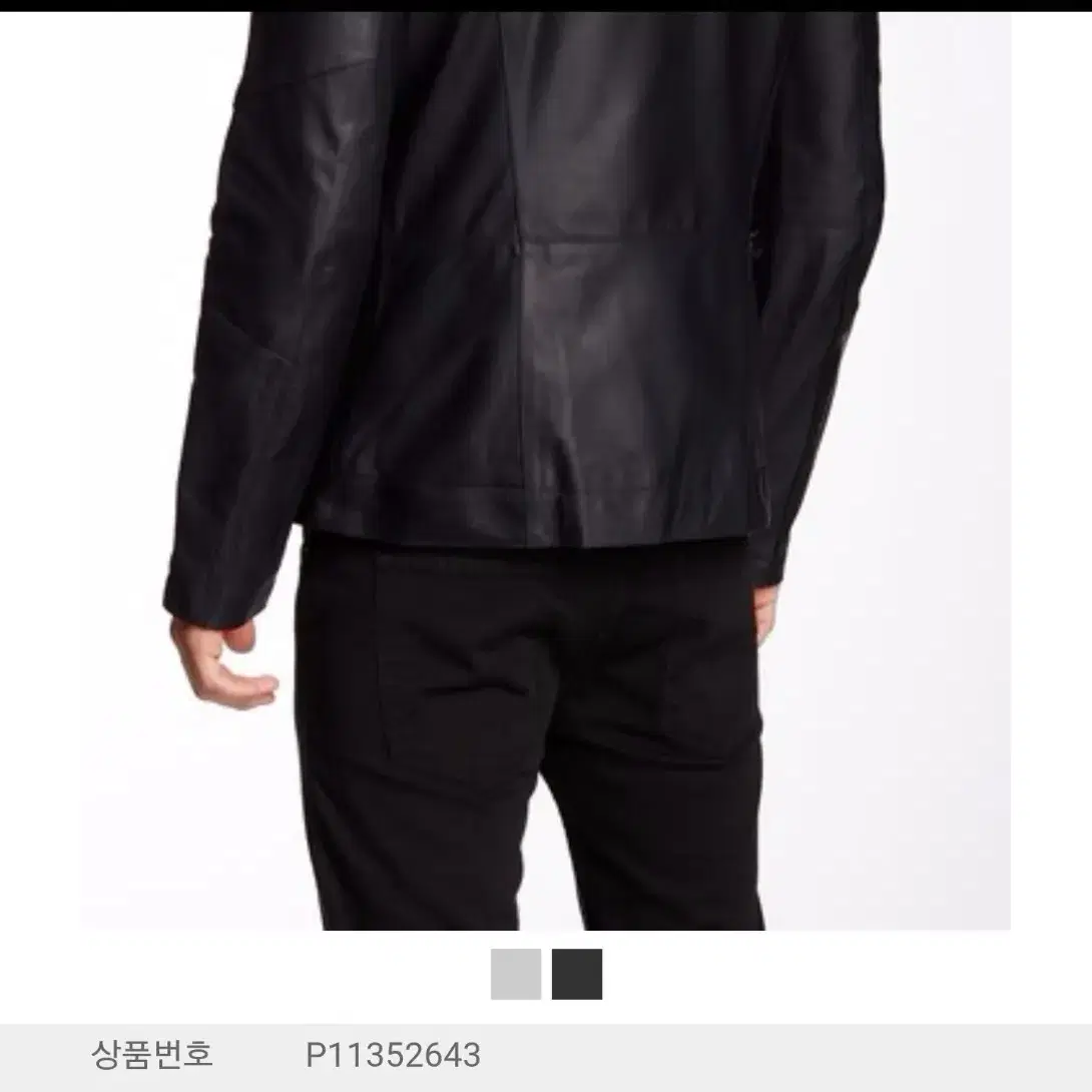 명품 핼무트랭 헬무트랭 Helmut Lang 리얼 가죽 남성 자켓 정품