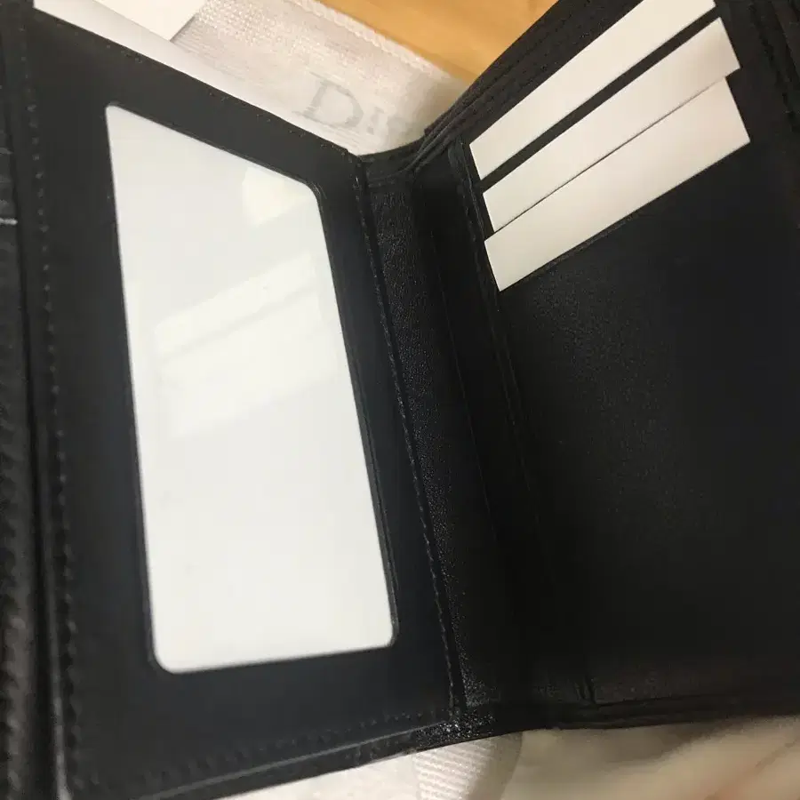 Dior lambsikn wallet