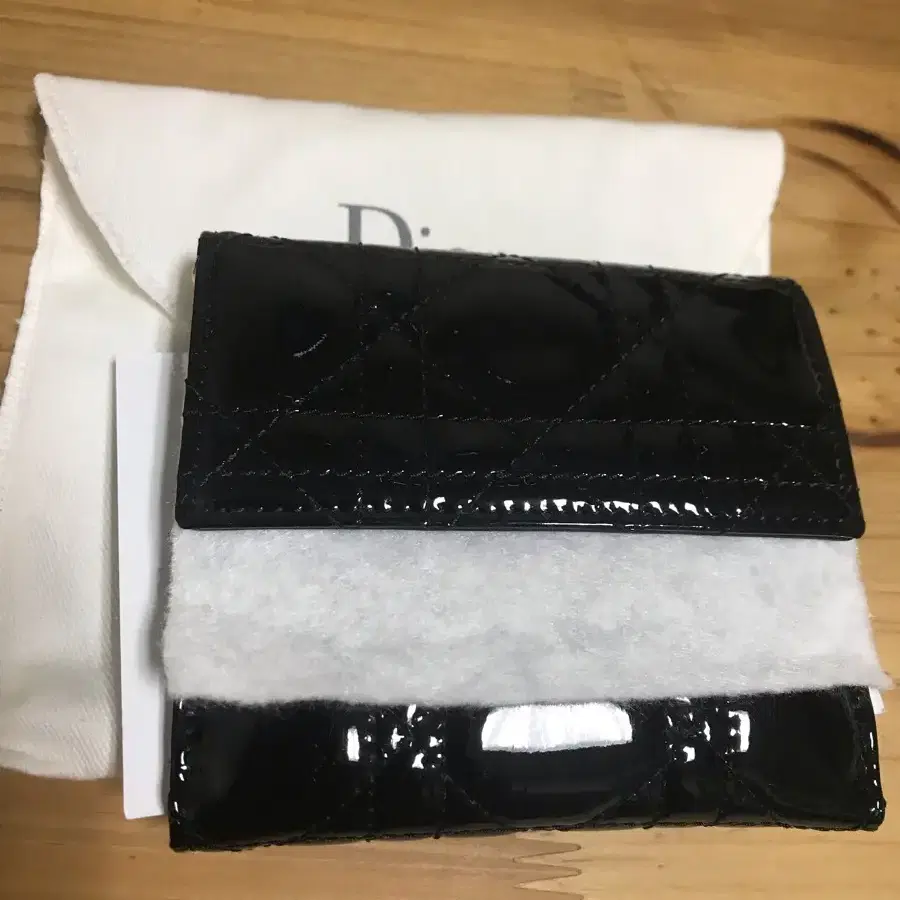 Dior lambskin wallet