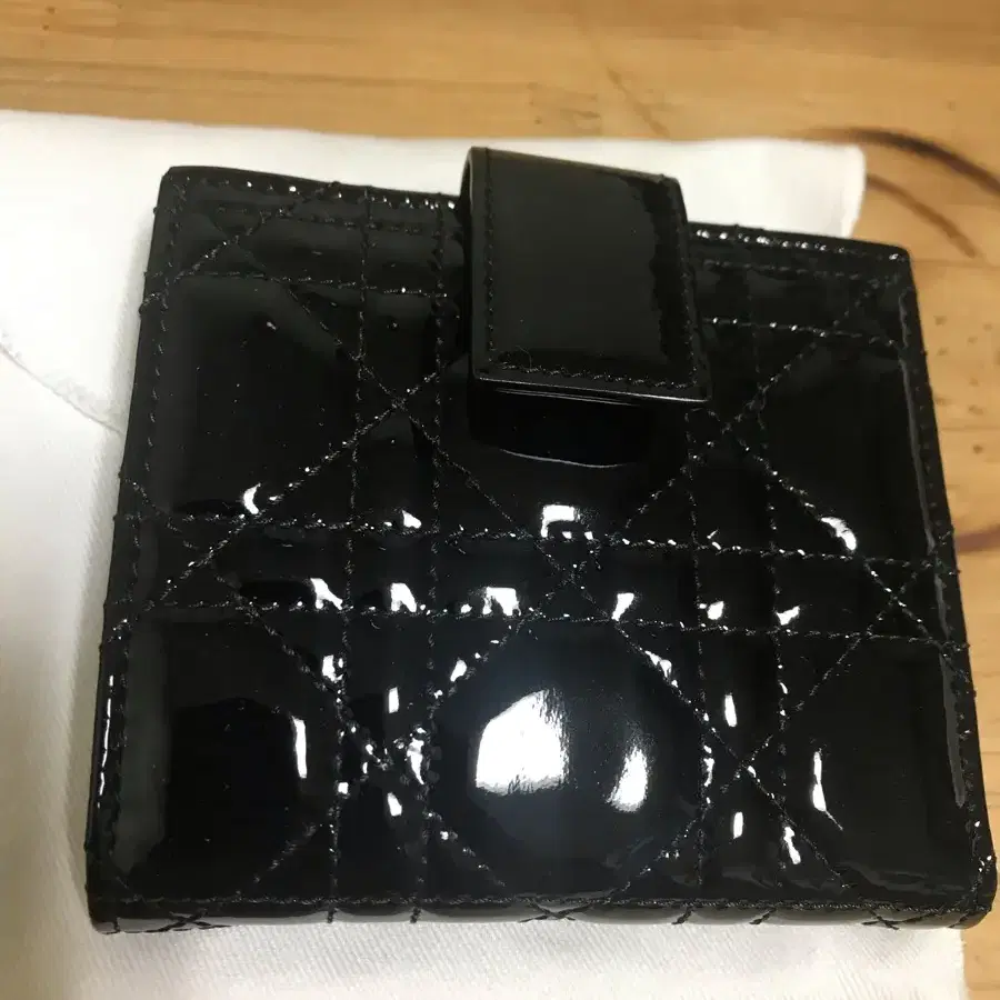 Dior lambskin wallet