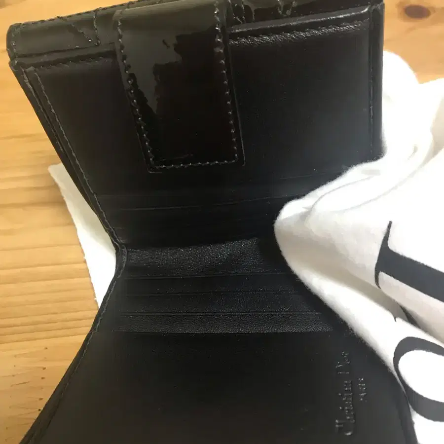 Dior lambskin wallet