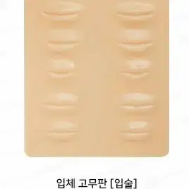 연습고무판 입술 눈썹 얼굴 아이라인 반영구부자재 실리콘 연습고무판