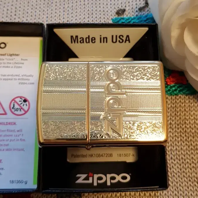 정품 29677 ZIPPO AND PATTERN DESIGN