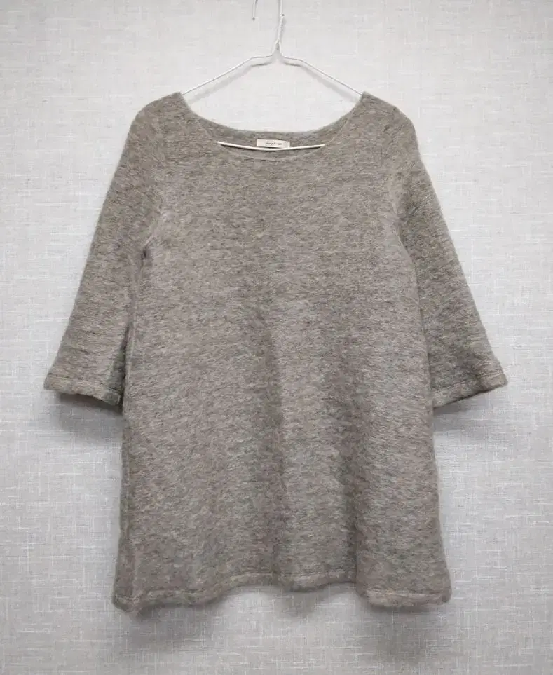 Simplicite mohair blend round neck knit