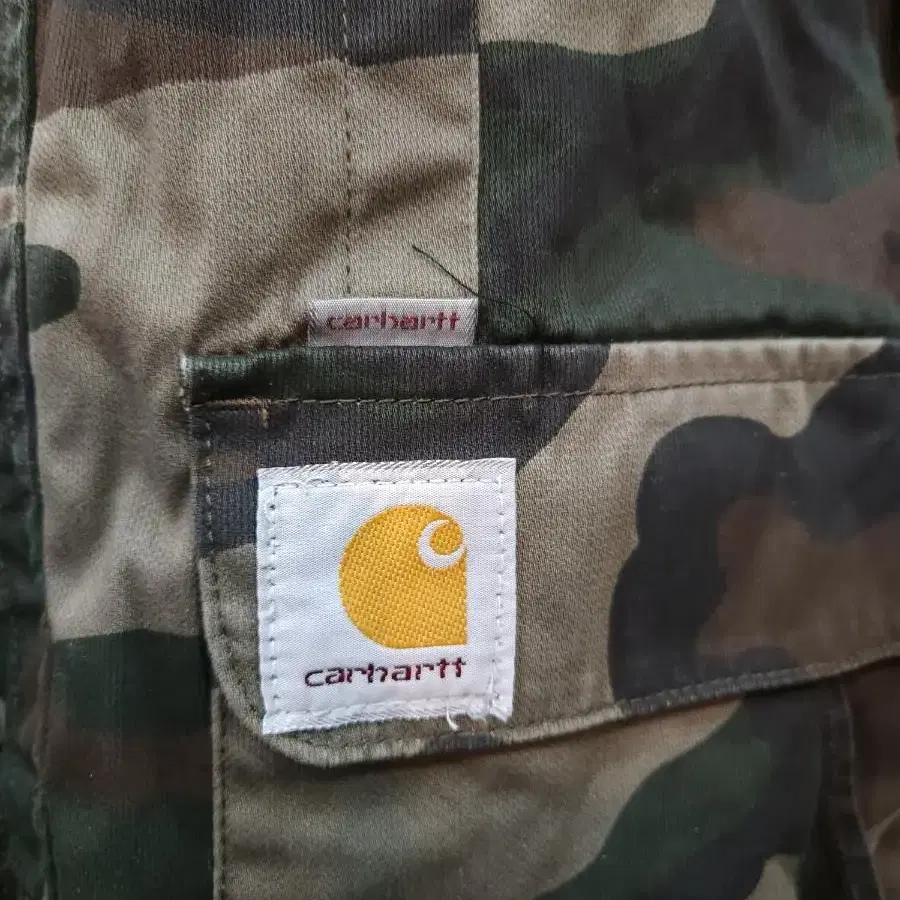 칼하트 카모 후드 야상 패딩 여성 carhartt