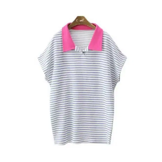 [FREE] Color-blocked striped long-sleeved T-shirts 2 types New products