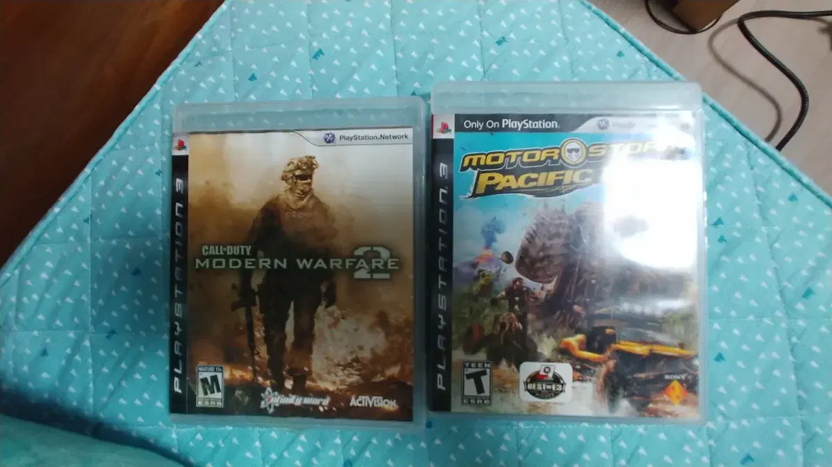 PS3 titles Call of Duty, Motorstorm